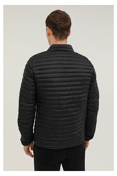 lumberjack 5W Ml Perry Coat 1Sn21 5Pr Μαύρο ανδρικό παλτό A102023155