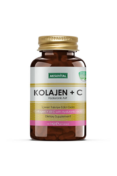 Aksu Vital Kolajen + C Vitamini & Hyaluronik Asit 60 Tablet