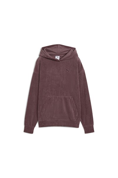 Puma Essentials Elevated Velor Hoodie Women's Sweatshirt