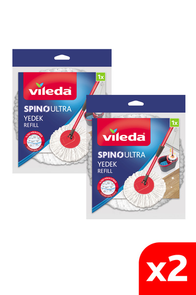 Vileda 2 Paket Spino Ultra Mikrofiber Yedek Paspas