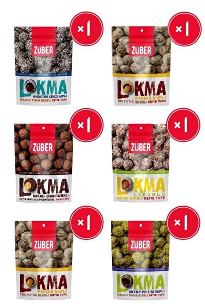 Züber Lokma Fırsat Paketi 96 gr X6 Adet