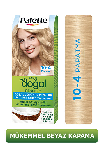 Palette Kalıcı Doğal Renkler 10-4 Papatya Hindistan Cevizi Yağı Saç Boyası