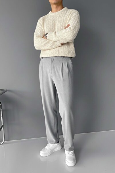 ablukaonline Сірі чоловічі мішкуваті штани з тканини