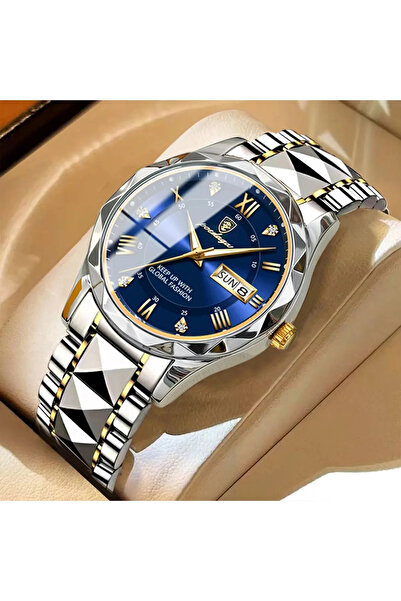 POEDAGAR Orijinal Paslanmaz Çelik Erkek Lüx 1. Sınıf Kol Saati