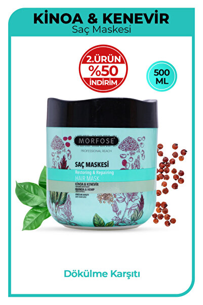 Morfose Kinoa Saç Maskesi 500 ml - Dökülme Karşıtı