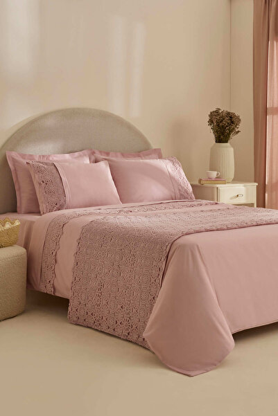 Karaca Home Belinda 7 Piece Dowry Set Dusty Rose