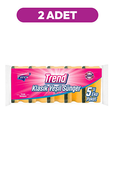 Parex Trend Classic valovita spužva, 5 komada, dvostruko pakovanje