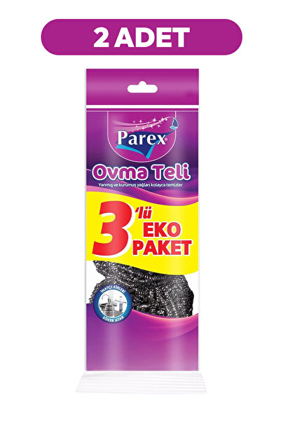 Parex Žica za ribanje, ekološko pakovanje od 3 komada, duplo pakovanje