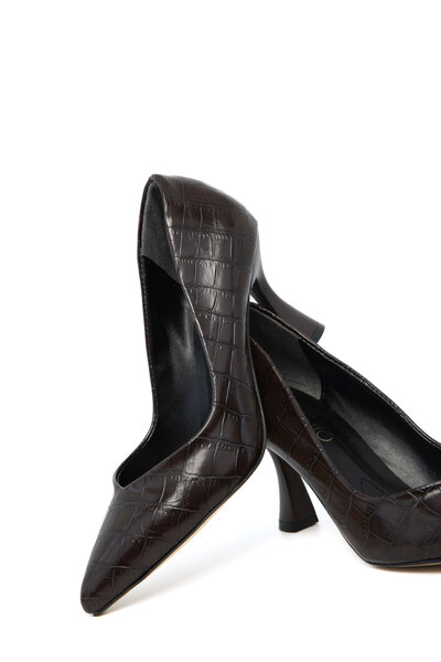 SOHO Brown Krako Women's Classic Heeled Shoes 16549