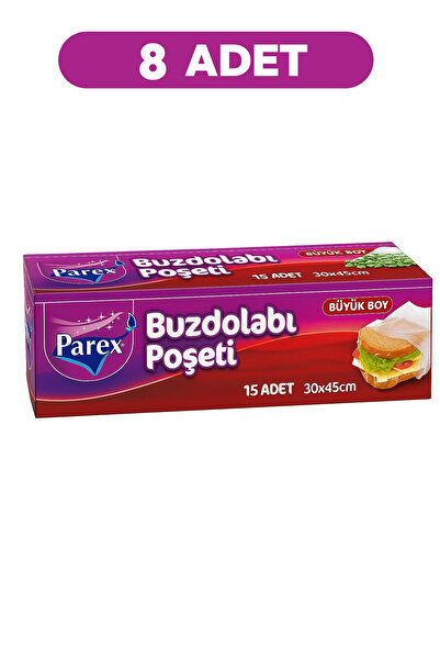 Parex Büyük Boy Buzdolabı Poşeti- 8 Adet