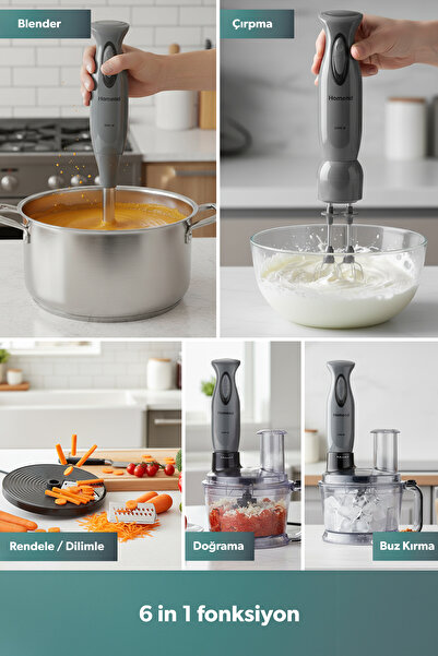 HOMEND Functionall 2851H Food Processor Anthracite Black