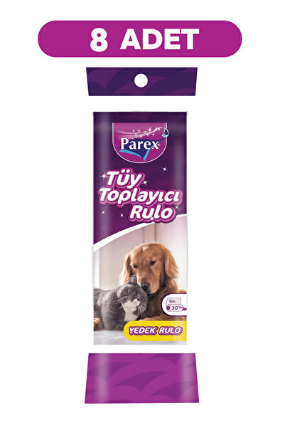 Parex Premıum Tüy Toplayıcı Yedek Rulo 8x30lu