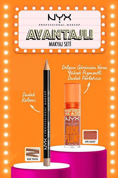 NYX Professional Makeup NYX Slim Lip Pencil Nude Truffle Dudak Kalemi & Duck ...