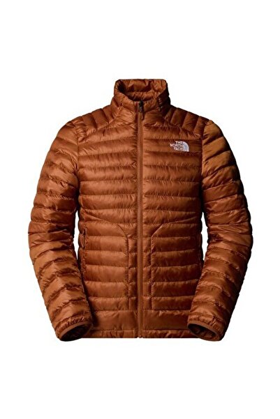 THE NORTH FACE معطف رجالي معزول من هويلا بلون بني محروق