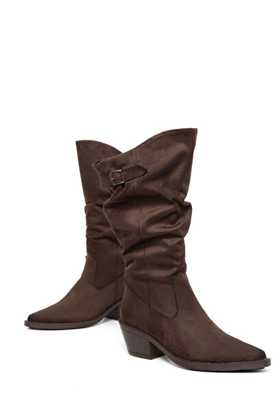 SOHO Brown Suede Women's Boots 21210