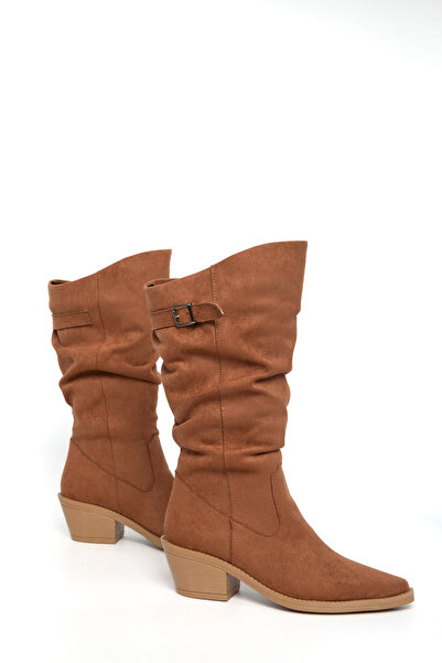 SOHO Tan Suede Women's Boots 21210