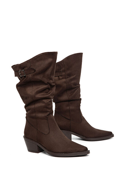 SOHO Brown Suede Women's Boots 21210