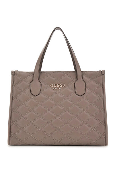 Guess حقيبة يد نسائية بنية اللون HWQG9632220