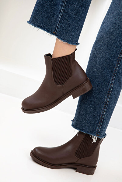 SOHO Dámské hnědé kozačky a kozačky - model 2004