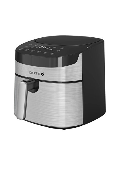 DOTS مقلاة هوائية ٧.٢ لتر، تحكم رقمي، ١٨٠٠ واط، أسود