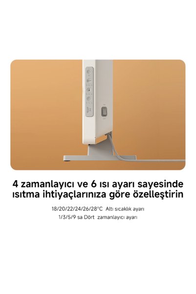 Xiaomi Mi Smart Space Heater S 2200 W Akıllı Elektrikli Isıtıcı - Uzaktan Kontrol (Xiaomi TR Garantili)