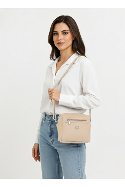 Fossil Beige Women's Hand and Cross Shoulder Bag 05Fo25K5082