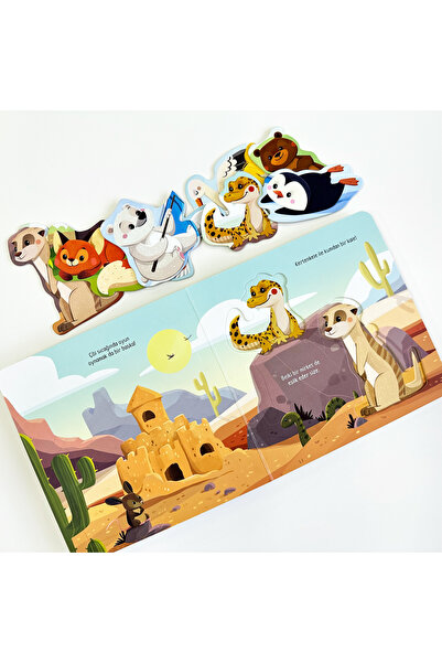 Sincap Kitap Tadını Çıkar /Oyun Arkadaşım /Tak-Çıkar Kitaplar 0-3 Yaş Eğitici Puzzle Kitap
