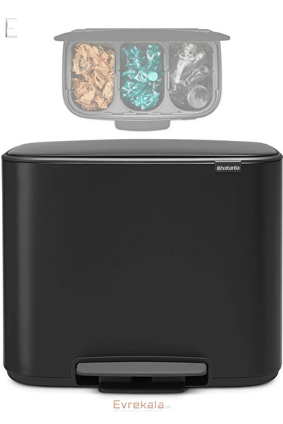 Brabantia Evrekala Shop Pedallı Çöp Kutusu Geri Dönüşüm Için New Series