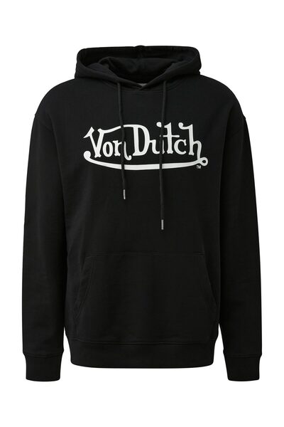 QS by s.Oliver Okrągły dekolt, grafika, nadruk z przodu, kaptur, bluza