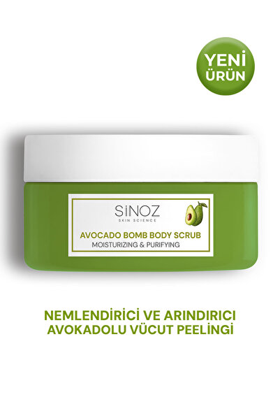 SİNOZ Avokado Bomb Nemlendirici ve Arındırıcı Vücut Peelingi 300 Gr