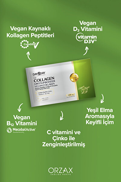 DAY2DAY The Collagen Green up Booster Vegan Collagen 30 Sachets