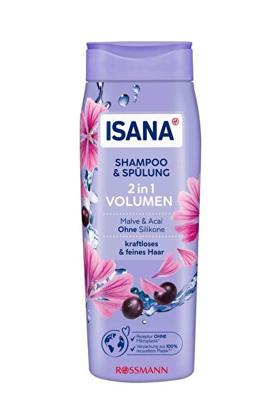 ISANA 300 ml Hibiscus and Acai Strawberry Shampoo and Conditioner Set