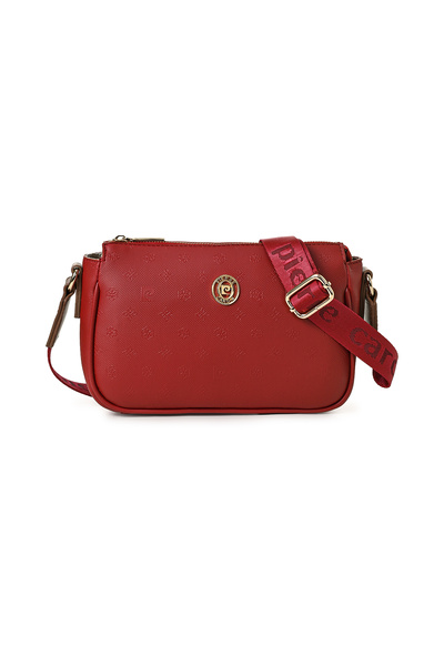 Pierre Cardin Rote Print-Umhängetasche für Damen 05PO22Y1539