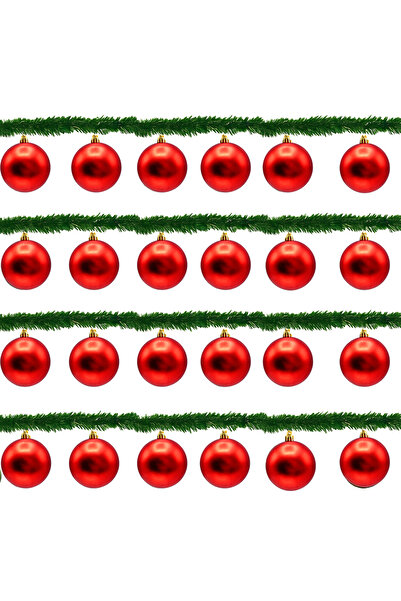 Waldern Set of 6, 10cm matte christmas tree ornaments - cute baubles