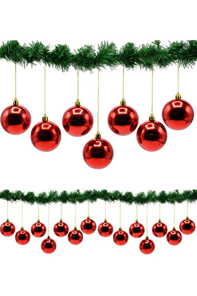 Waldern 24 Pieces 10 cm Christmas Tree Ornament Cute Ball