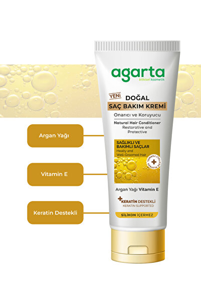 Agarta Doğal Güçlü Bakım Saç Güzelleştirici Krem 250 Ml