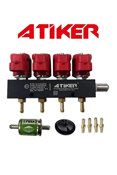 ATİKER Atiker Lpg Enjektör 4 Silindir 3 Ohm