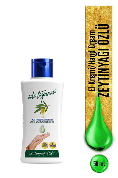 Eda Taşpınar Zeytinyağı Özlü El Kremi Yoğun Nemlendirici , Yumuşak Cilt , Nem...
