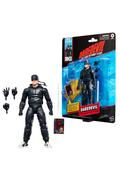 Hasbro Marvel Legends Daredevil (The Man Without Fear Comics) Aksiyon Figürü, Çizgi Roman Aksesuarlı