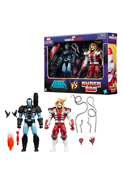 Hasbro Marvel Legends Gamerverse Marvel's War Machine vs Marvel's Omega Red (Retro Video Game) İkili Figür
