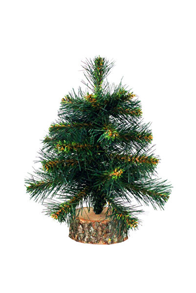 Waldern Διακοσμητικό Χριστουγεννιάτικο Στολίδι Πεύκο Χριστουγεννιάτικο Δέντρο με Ξύλινο Στέλεχος 30 εκ.