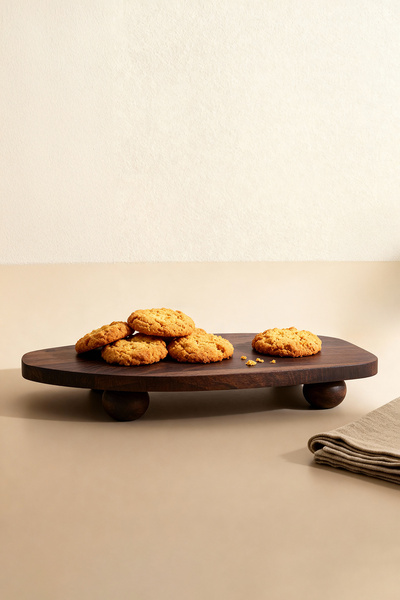 TRENDYOLMİLLA HOME Wooden Serving Presentation Plate 26.5 X39 cm Tphaw26Tbk00070