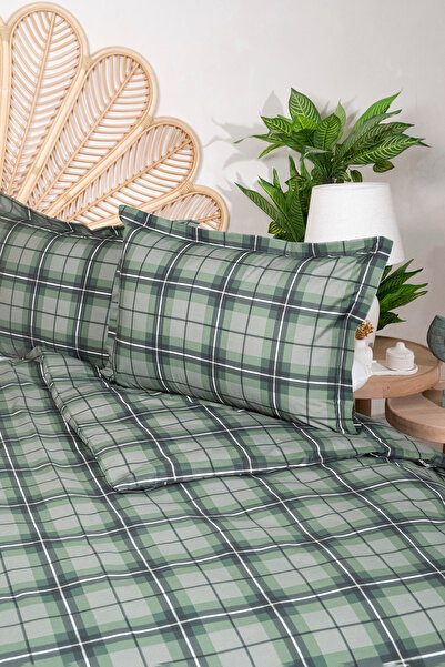 Trendyol Collection Double Plaid Patterned Duvet Cover Set Tphaw26Ckn00026