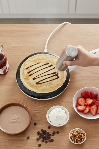 Sinbo Sp-5208 Crepe Maker and Pancake Machine 650 W 20 cm Silver 2 C / F 50