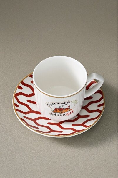 Karaca Bonbon 6-Person Coffee Cup Set 80 ml