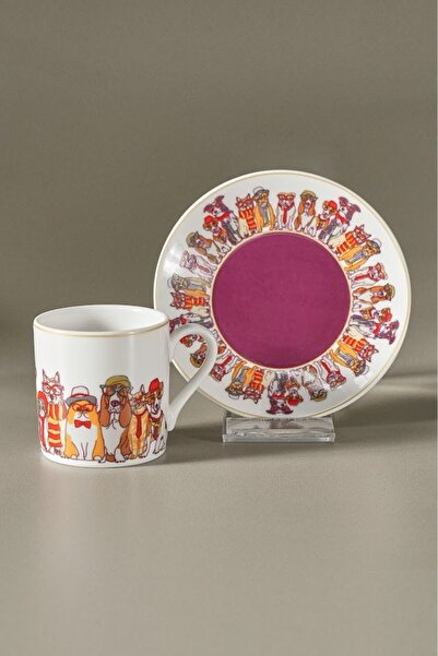 Karaca Latli 6-Person Coffee Cup Set 80 ml