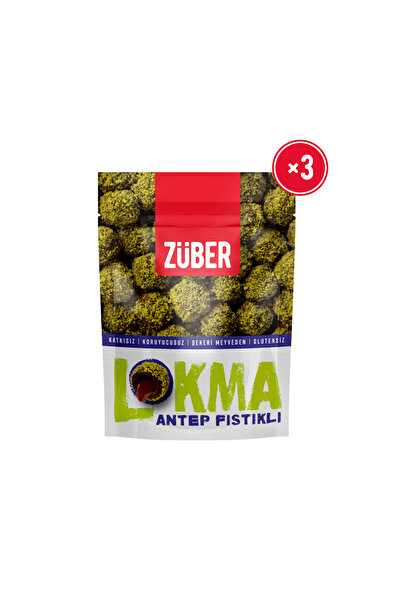 Züber Antep Fistigi Kapli Kakaolu Findik Ezmeli Meyve Topu 96 gr X3 adet