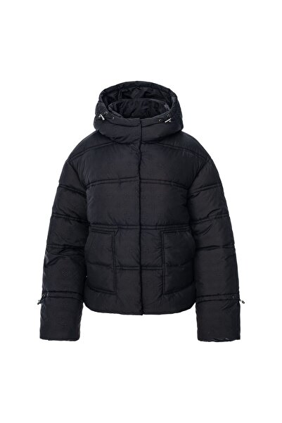 Guess New Daisy Crop Logo Puffer