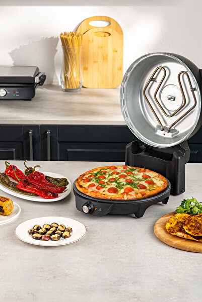 HOMEND Közy °400 Pizza Pide Lahmacun ve Sebze Közleme Makinesi