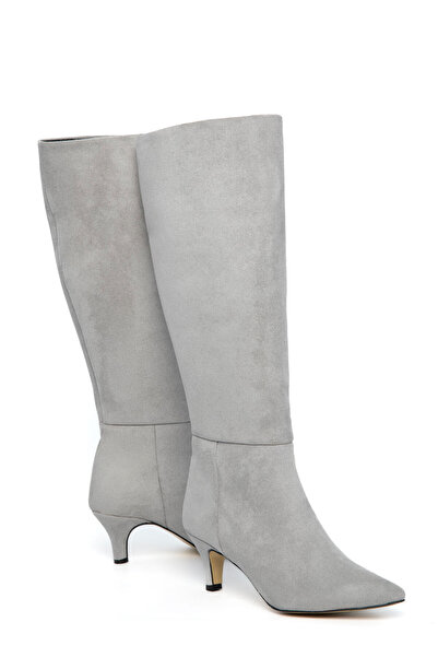 SOHO Сірі замшеві жіночі черевики та ботильйони 17676